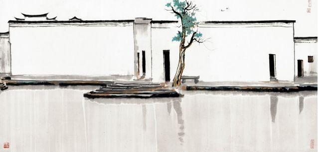 这样的设计是中国人所向往的, 沉迷于山水之间的中式之家