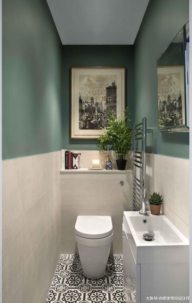 现在厨卫不流行贴瓷砖了, 只刷乳胶漆就让人眼前一亮, 效果好很多!