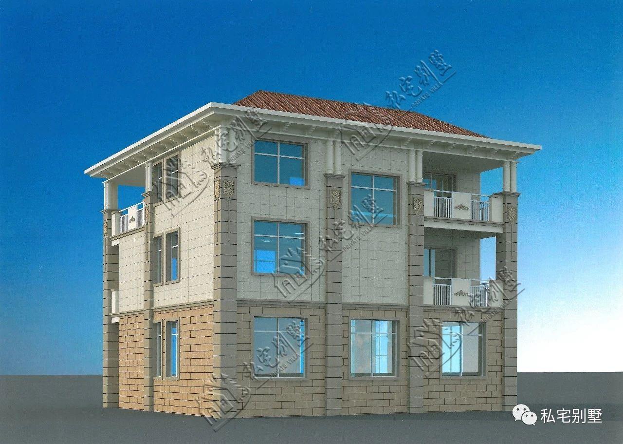 高端大气现代欧式三层别墅, 建在哪都倍有面