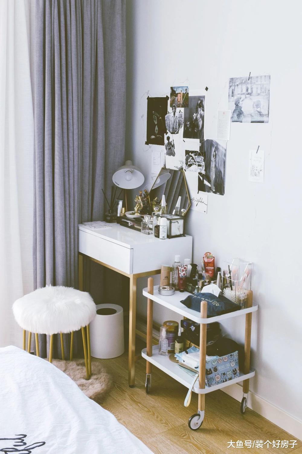 68㎡小两居, 改下桌子和墙面, 就多出一个独立餐厅!