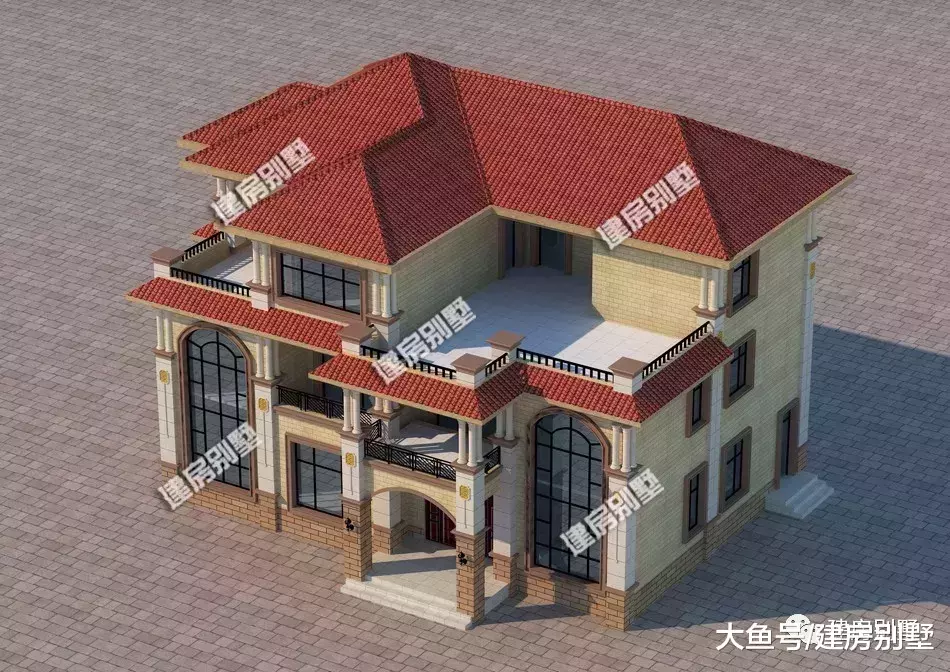 17.6×13米农村别墅, 一屋住两户, 这是我见过最豪的兄弟房