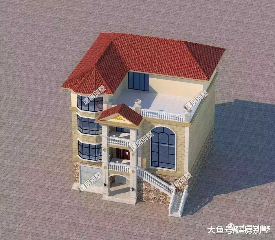 带架空层设计的农村别墅, 这样典雅的住宅住起来肯定不一般