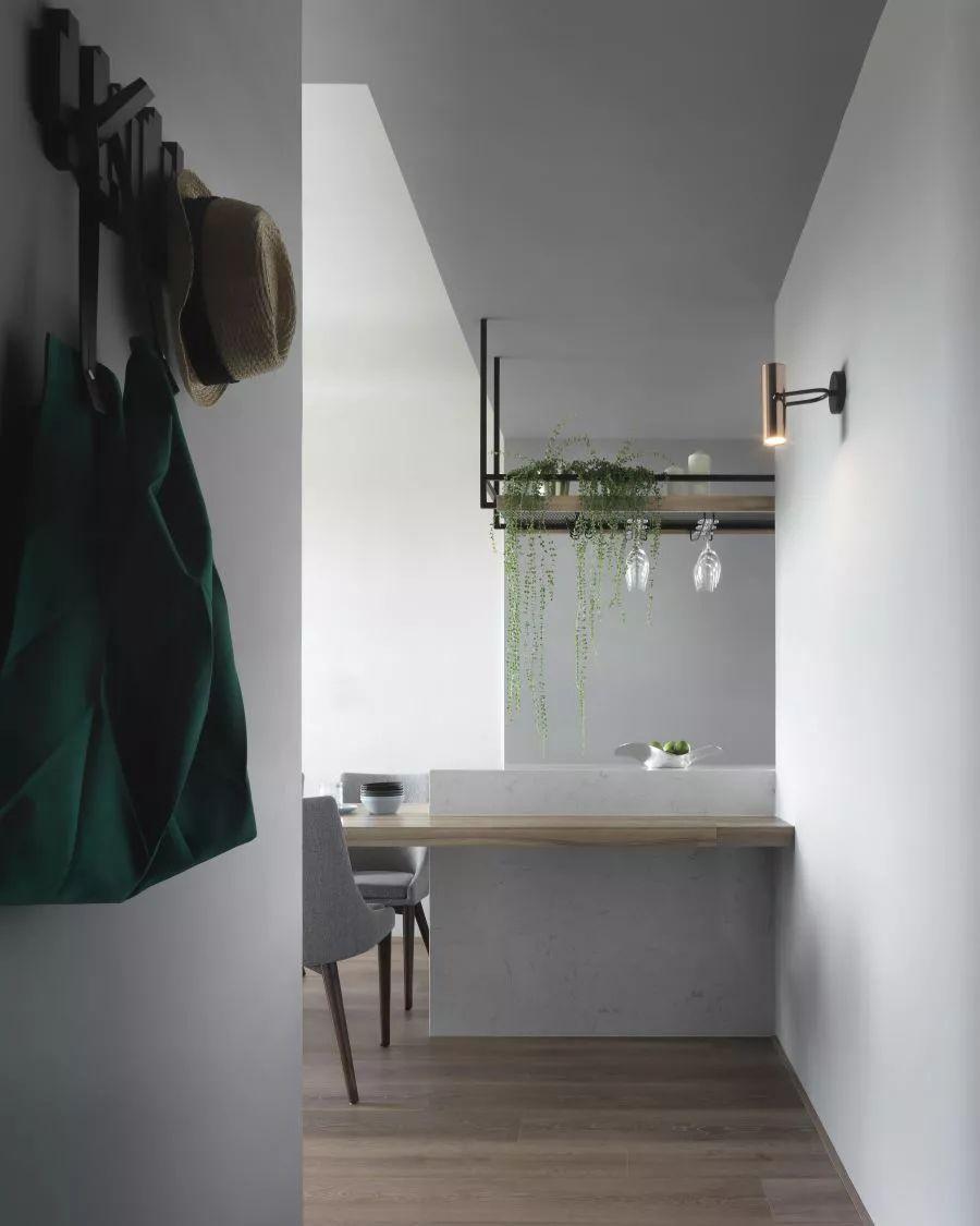 66㎡现代简约, 整体抬高的书房, 设计得真漂亮!