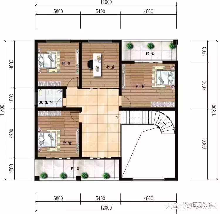 毛坯造价20多万的两层小别墅, 这么好的户型不下手太可惜
