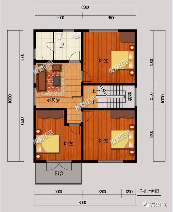 宅基地小不要怕, 这5款乡村美墅占地不足百平, 照样很出彩