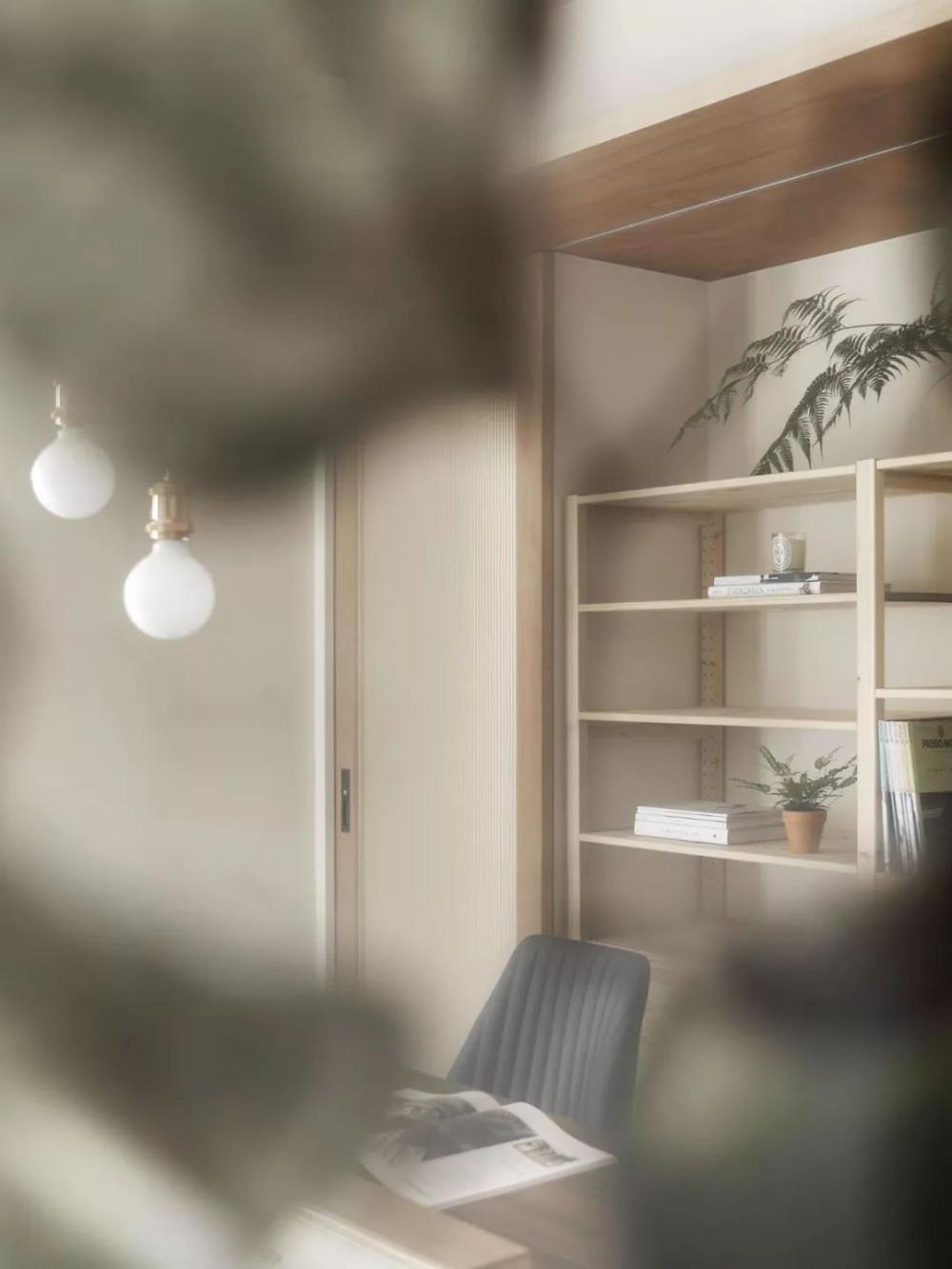 86㎡简约原木风, 木质与绿植, 营造出自然的气息!