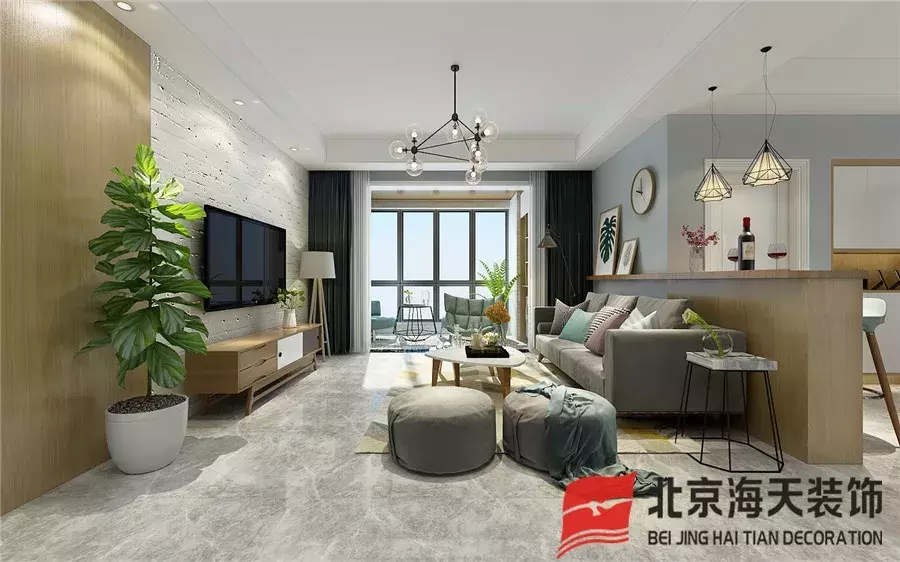 135㎡北欧简约空间, 羡煞旁人的温馨!
