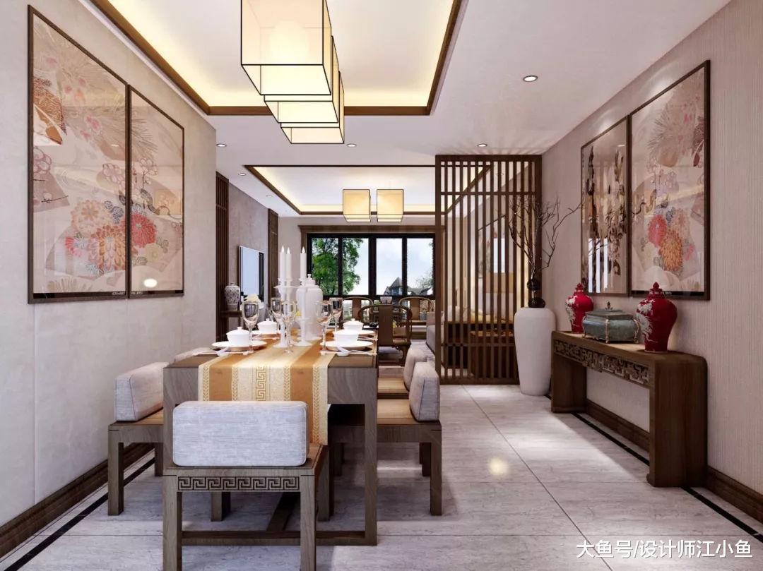 120平新中式风格, 空间尊贵大气, 舒适温馨不浮夸