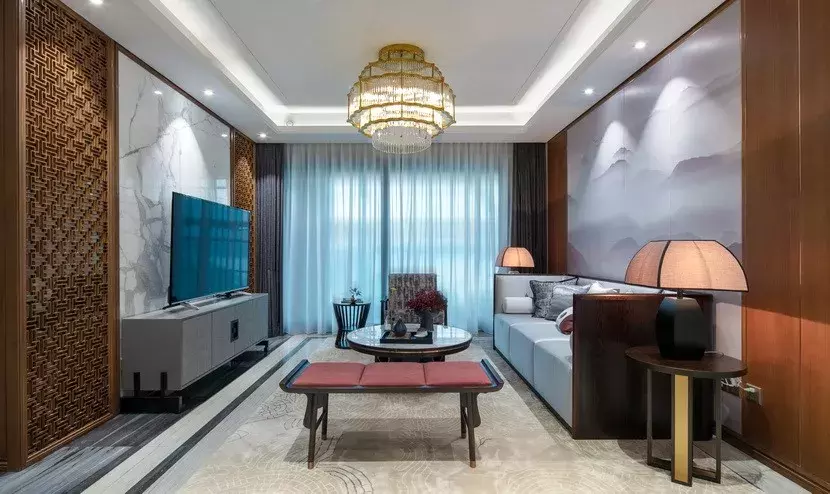 170㎡ 新中式, 最是那一抹中国红