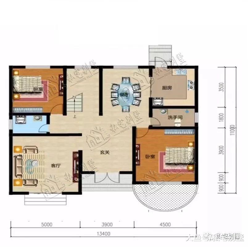 网红爆款欧式两层别墅, 内含现实案例和室内装修效果图