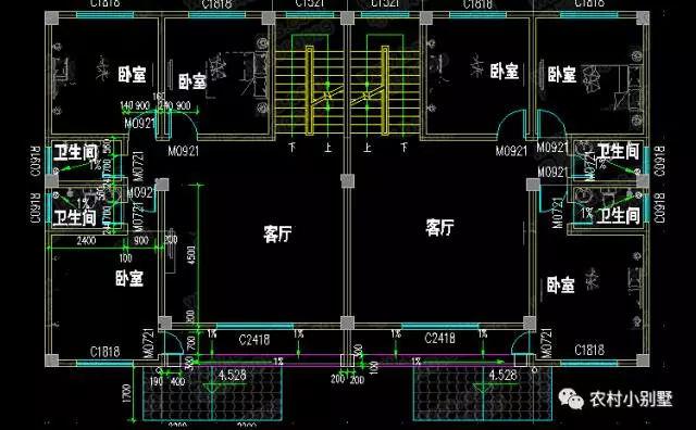 18套兄弟双拼农村别墅, 两兄弟一起建, 村里人见了都夸哥俩关系好