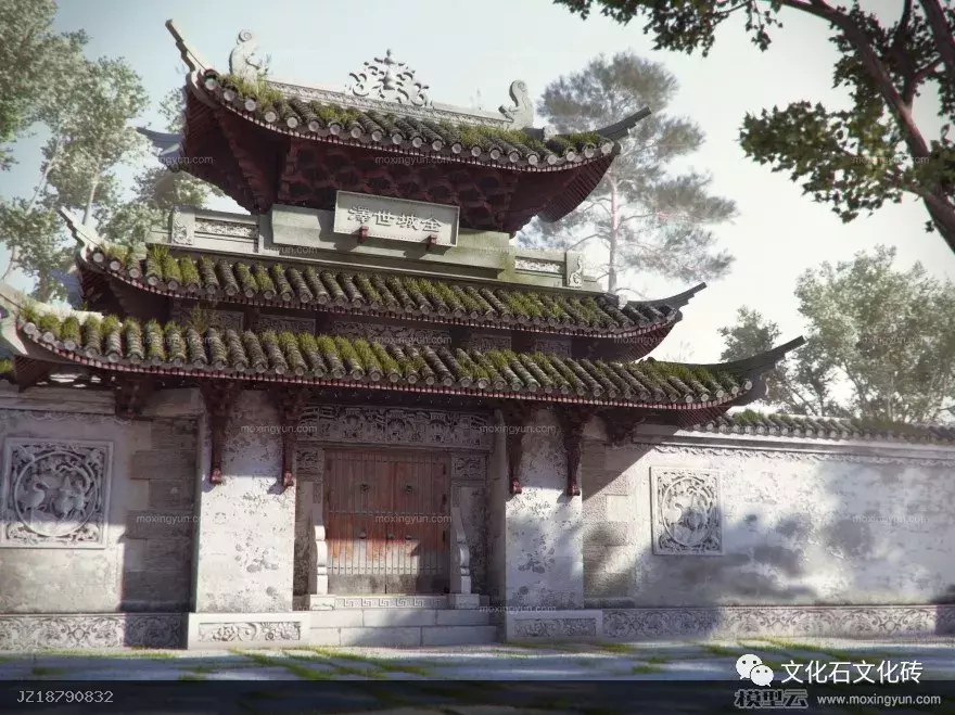 我这找了一些四合院高清效果图, 给各位中式粉儿看~