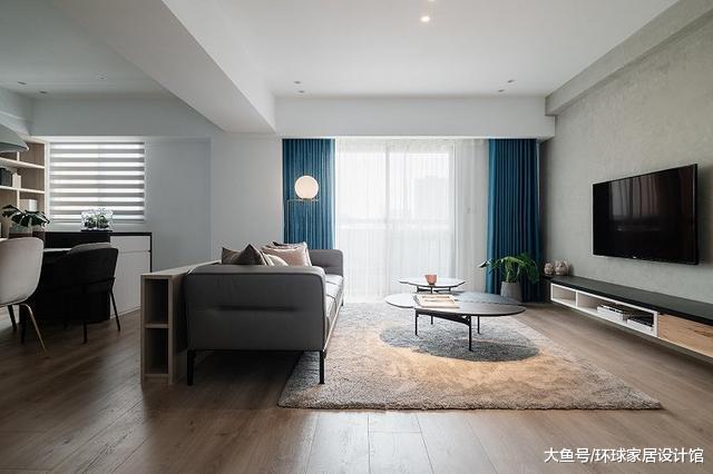 106平自然混搭风新家, 客餐厅看一眼就有好感, 以后我家也要这样