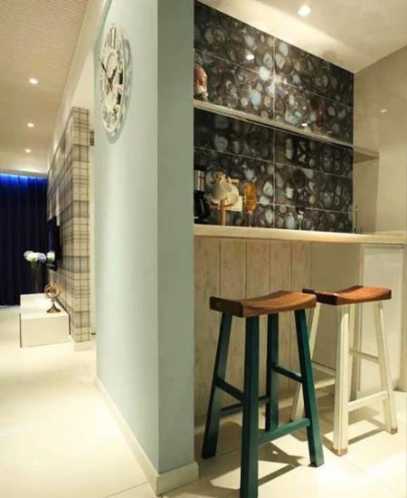 20万装修90平三居室 朋友说我家地中海风格 而我喜欢客厅沙发