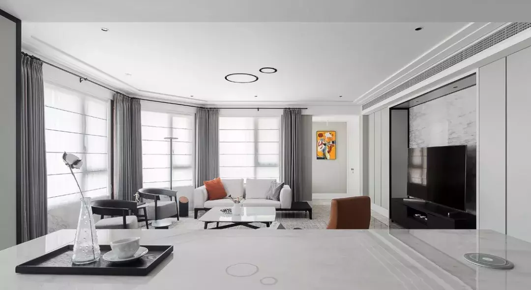 200㎡现代样板, 素雅而不简单