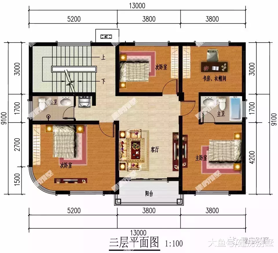 各地村民争相在建的别墅户型, 第一栋四层平屋顶性价比高