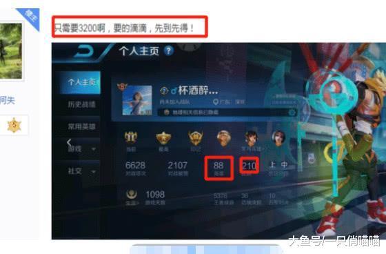 王者荣耀: 玩家花3200买号, 上线打开背包之后, 直接通宵毁号