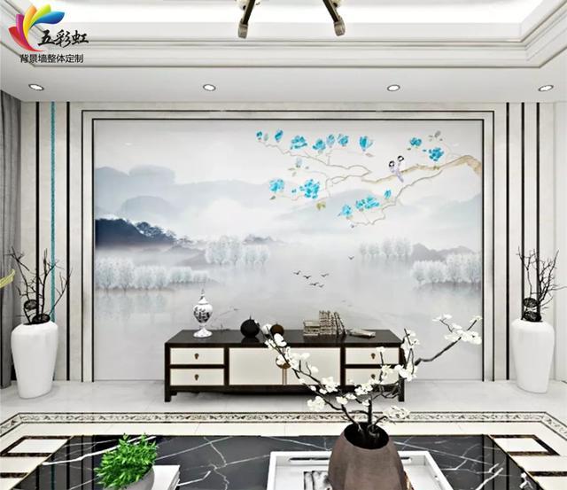 2019年最流行的背景墙造型, 新中式护墙板电视背景墙!