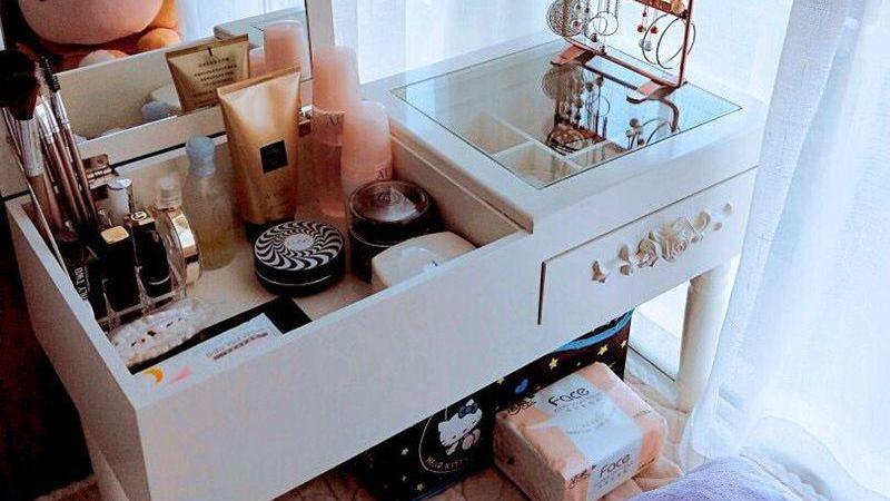 网红梳妆台只要1㎡, 就能装下你的少女梦!