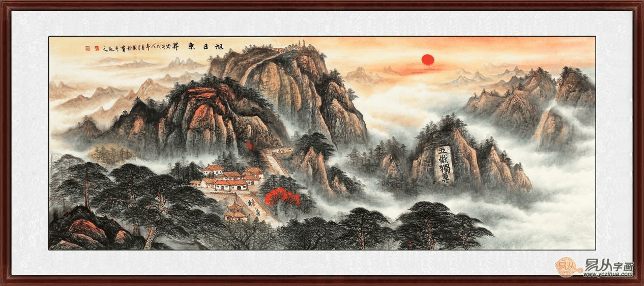 办公室墙上应该挂什么画, 艺术国画让工作更轻松