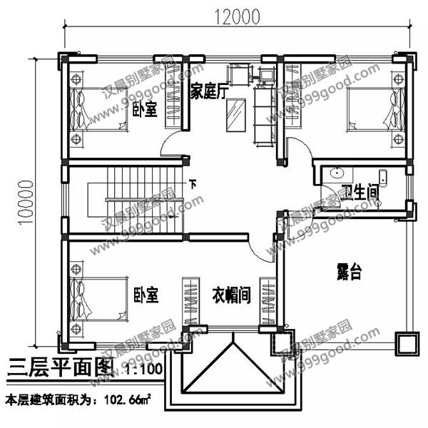 5套开间12米农村别墅, 户型方正布局合理, 造价40万下就能搞定!