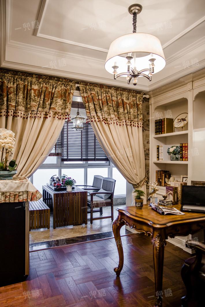 水蓝+太妃糖色, 200m2大house尽显美式优雅主义