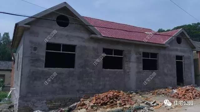 山东农村自建一层农家院, 造价25万还做了化粪池, 真让人羡慕