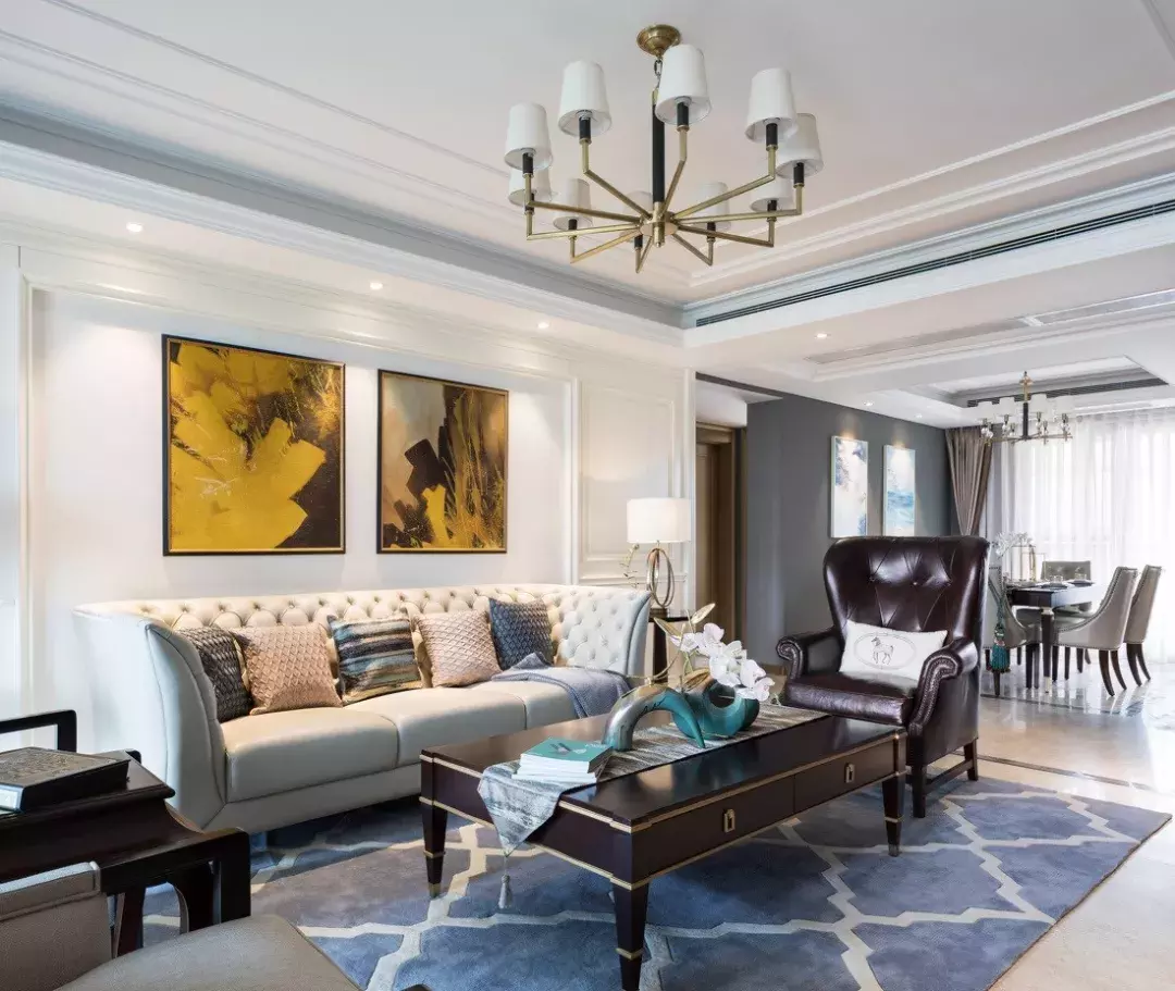 同事家152㎡美式新房, 堪比豪宅, 都夸他装的很高级!