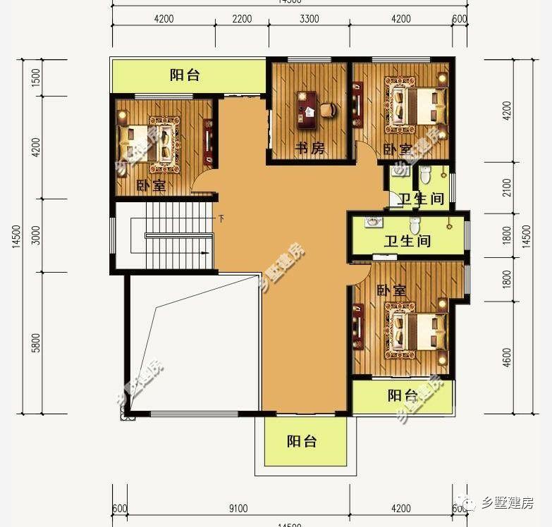 农村自建房什么样? 大飘窗+大阳台, 温馨又舒适! 赶紧带回家!