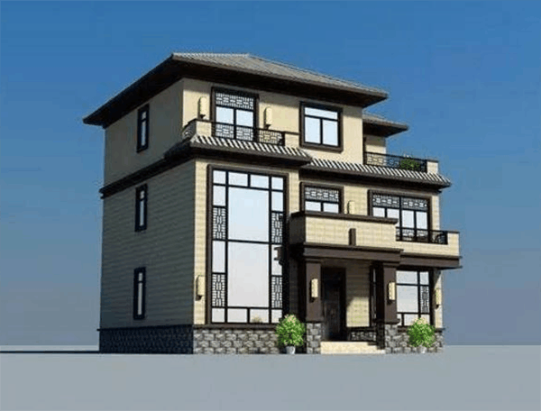 二款新中式风别墅代表作, 不仅仅停留在图纸, 价格便宜谁都能建, 魅力十足