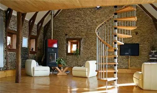 小户型跃层装修效果图 上下层设计恰到好处