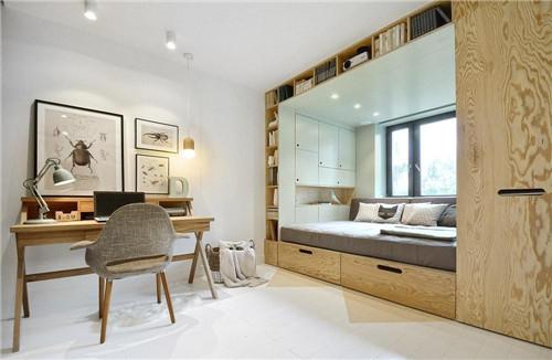 小书房装修效果图 小户型书房这么设计个性十足