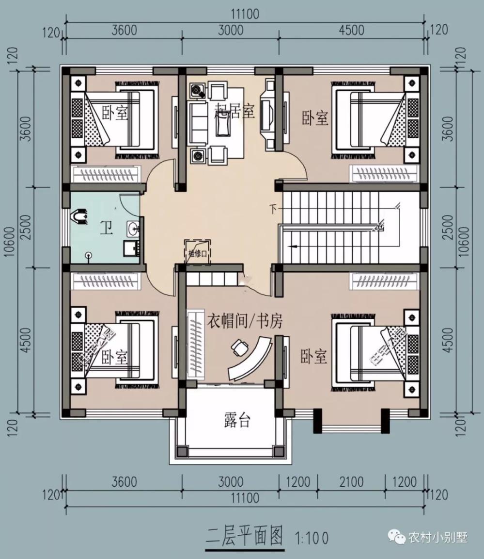 6款120平方农村别墅, 不到30万造价, 实用省钱非常划算!