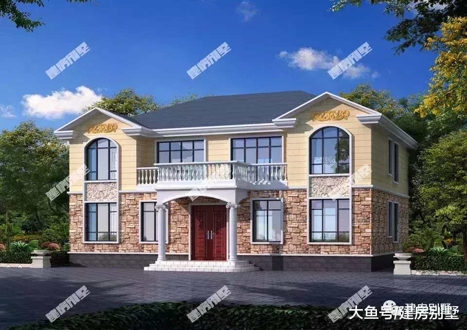 带大堂屋的农村双拼自建房, 每家只要不到20万, 都能住别墅