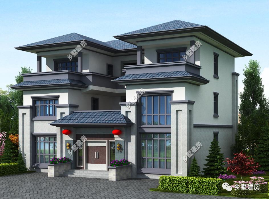 农村自建房首选, 看过图的人都明白, 土豪最喜欢这样建!