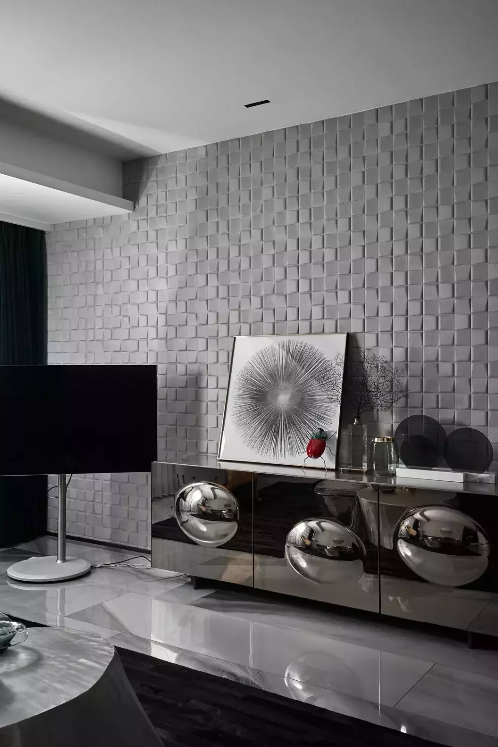 装修设计 ▏精致雅奢的黑白灰艺术设计