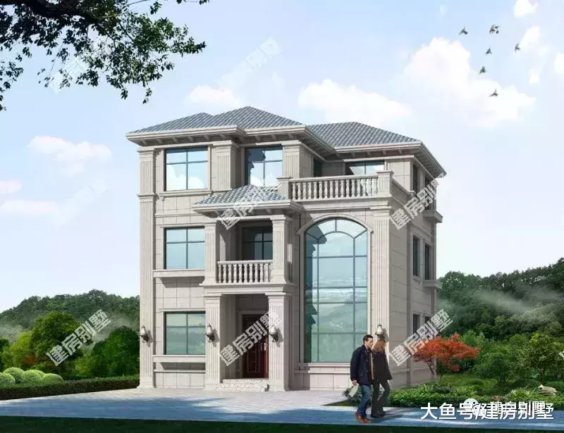 江西老表最爱建的两栋别墅户型, 第二栋建好就是村里的地标