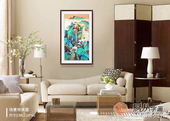 实用而又雅致的家居技巧: 小户型客厅装饰画该这么选