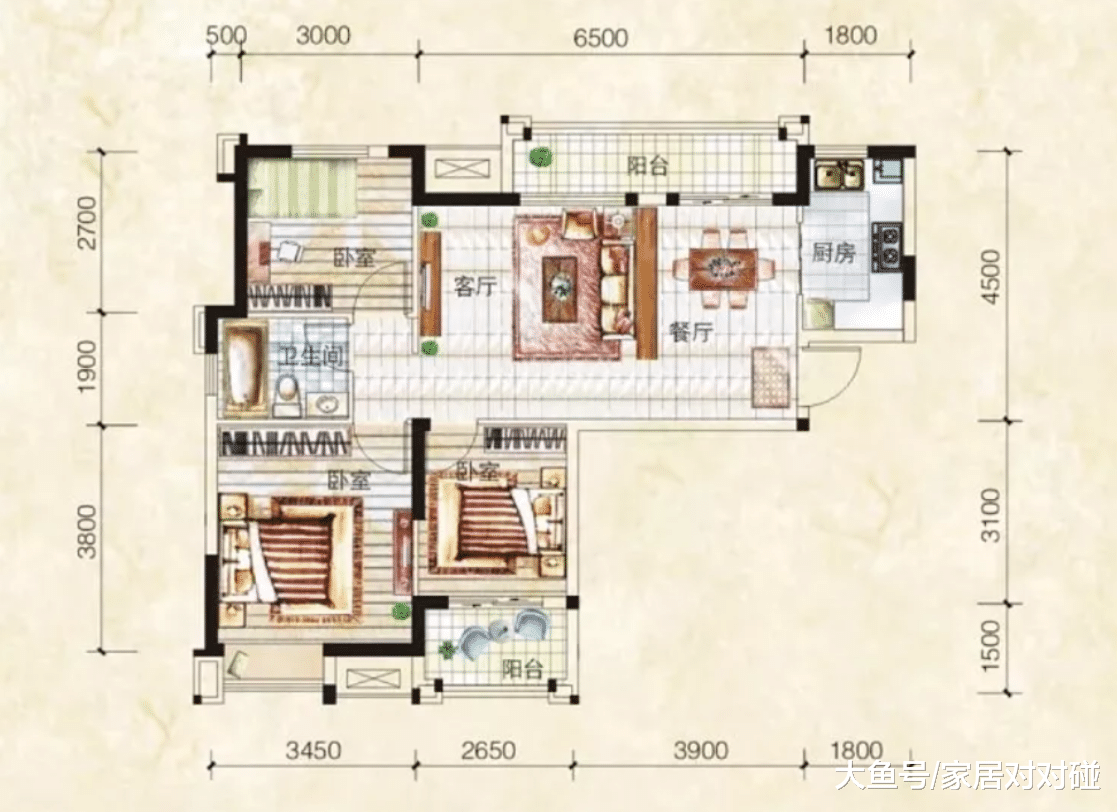聪明媳妇, 给沙发背后“打矮柜”, 挤出小书房! 聪明极了, 晒晒