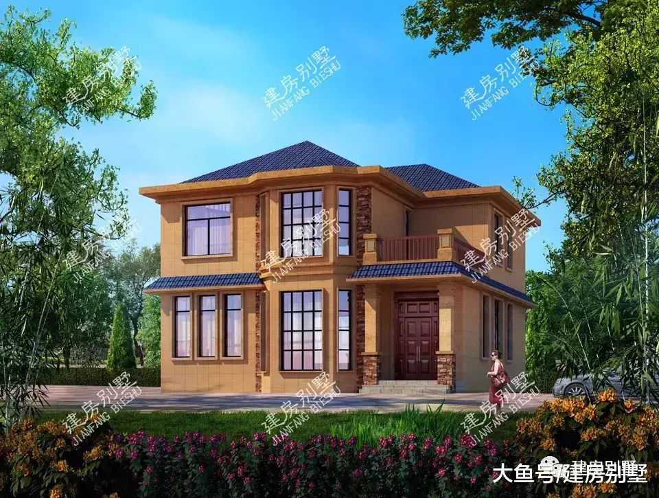 外观很相似的两栋自建房, 第二栋配地下室, 简直太赞了