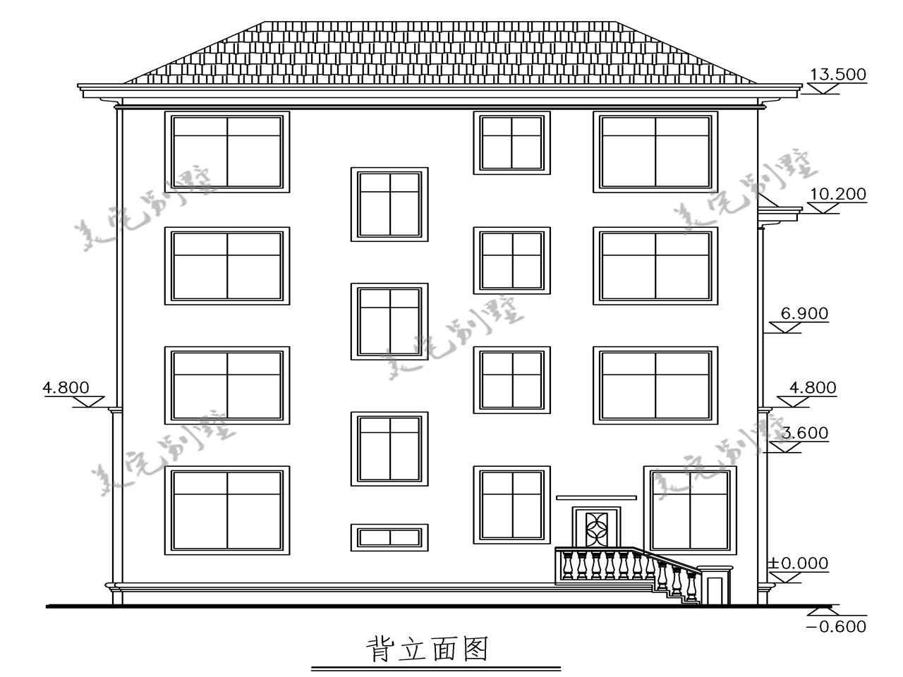 11.8X11.4简约欧式户型, 老人房带独卫
