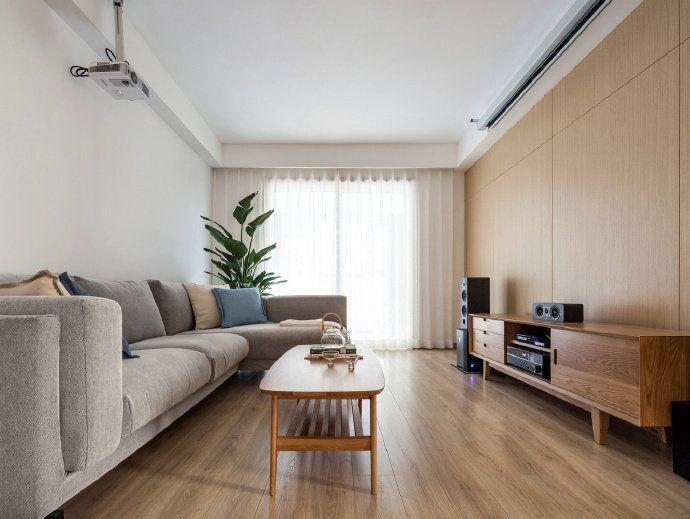 94平日式风格二居室, 简约清爽的佛系装修