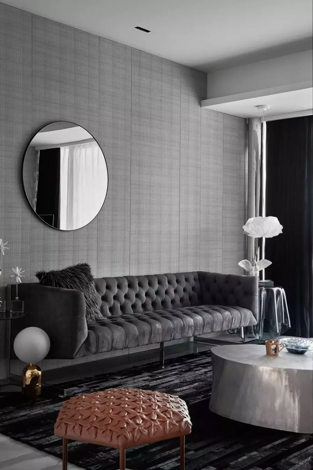 装修设计 ▏精致雅奢的黑白灰艺术设计
