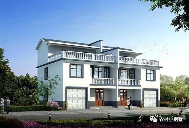 18套兄弟双拼农村别墅, 两兄弟一起建, 村里人见了都夸哥俩关系好