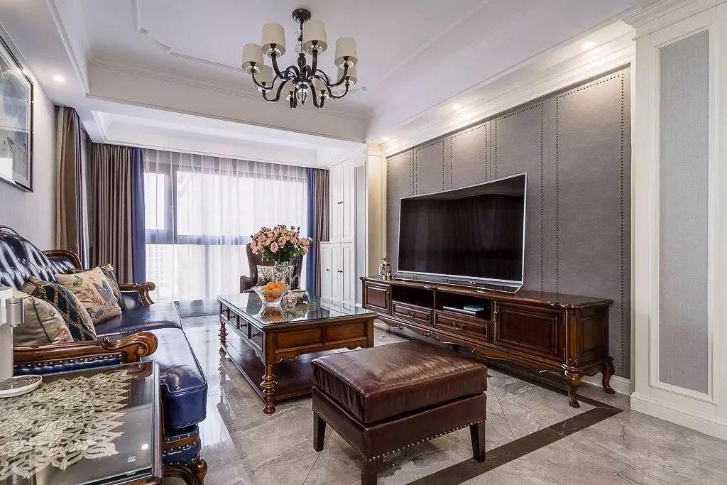 美式客厅电视墙, 这样设计显高档!