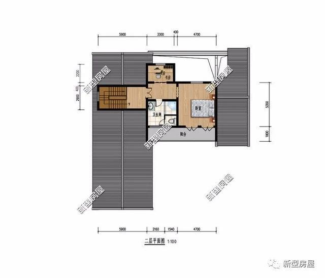 农村建房就选中式, 5套中式户型有庭有院, 随便秒掉小洋楼