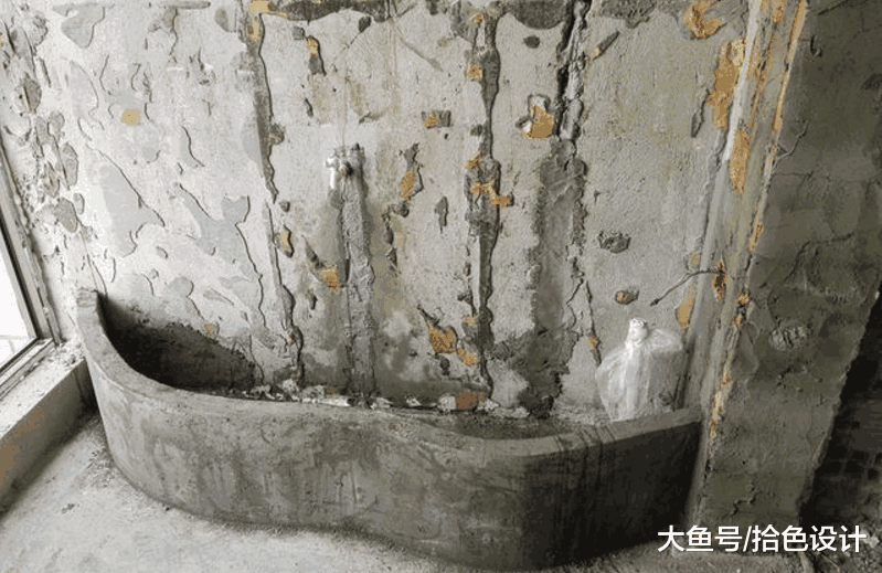 所有柜子做砖砌, 卫生间这块我很满意, 可橱柜总感觉怪怪的