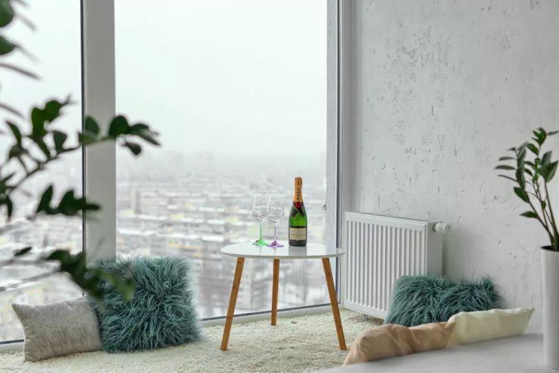 100平米女性向室内设计的公寓 竟然还有秋千