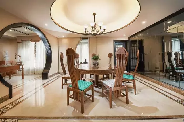 245平中式风格装修, 除了美我已经不知道怎么形容了!