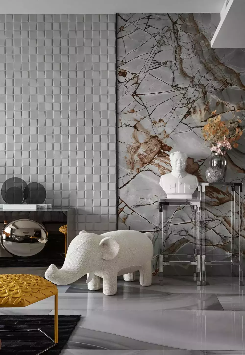 装修设计 ▏精致雅奢的黑白灰艺术设计